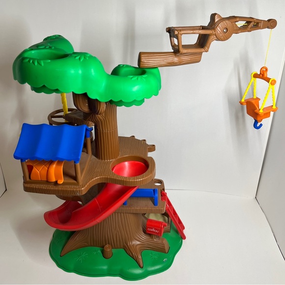 Vintage Caillou Treehouse Playset 2002 Rosie Clementine Action Figure Incomplete - Picture 6 of 15